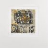 œuvre d'art abstrait à la galerie estampe à Strasbourg