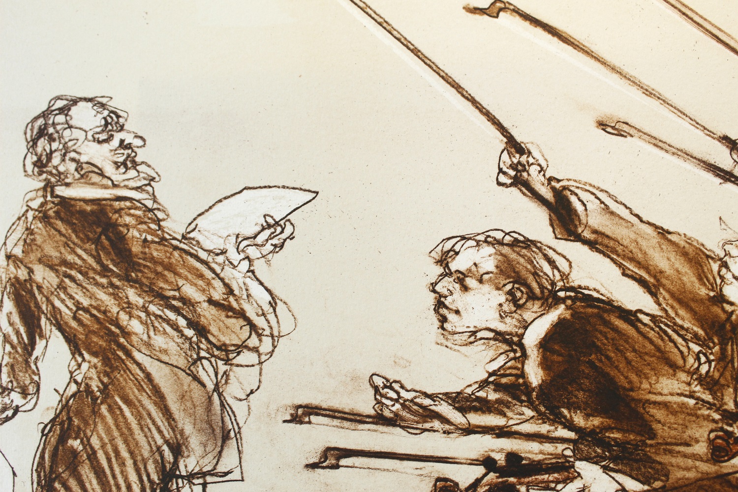 orchestre de Weisbuch à la galerie d'art Estampe à Strasbourg
