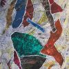 exposition peinture abstraite à la galerie d'art l'estampe à Strasbourg