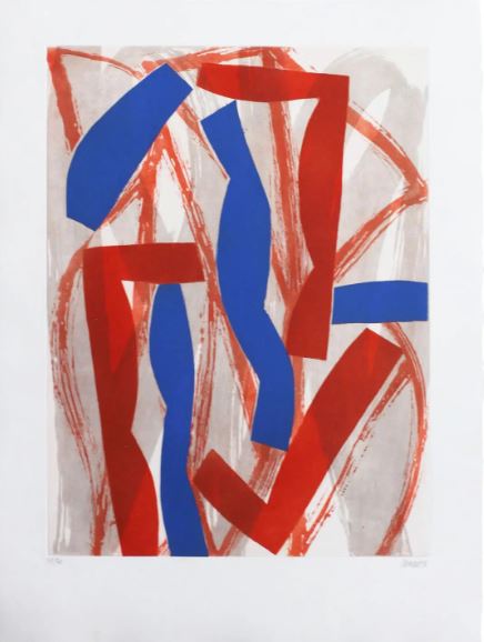 art abstrait à la galerie Estampe à Strasbourg