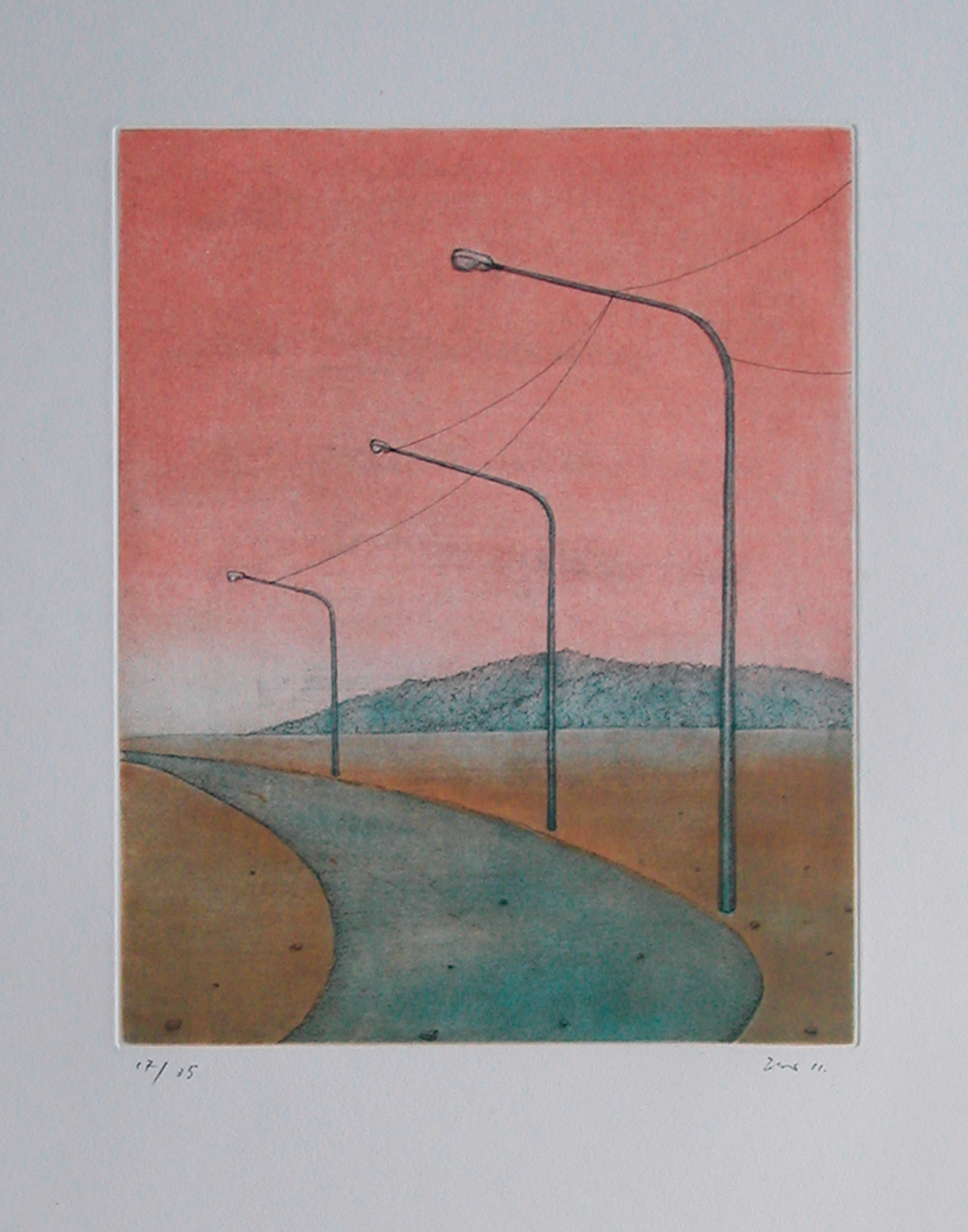 Shiraishi exposé en permanence à la galerie d'art l'Estampe à Strasbourg Quai des bateliers