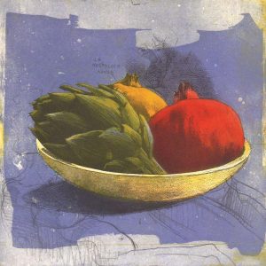 nature morte de Kurt Mair à la galerie d'art l'Estampe à Strasbourg