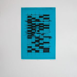 gravure originale d'Allirand exposée en permanence à la galerie et éditeur d'art l'Estampe à Strasbourg