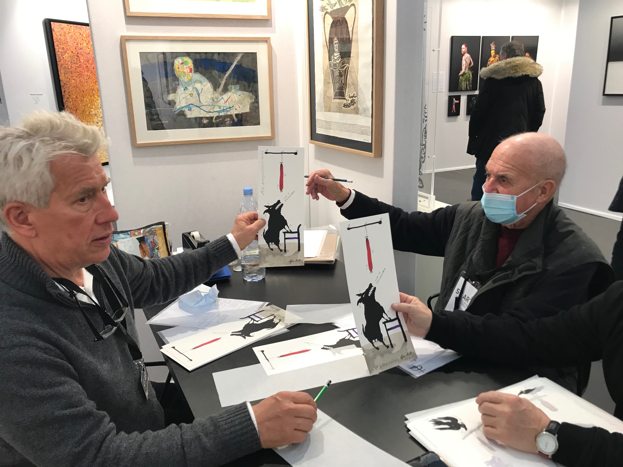 REW à la galerie d'art l'Estampe à Strasbourg
