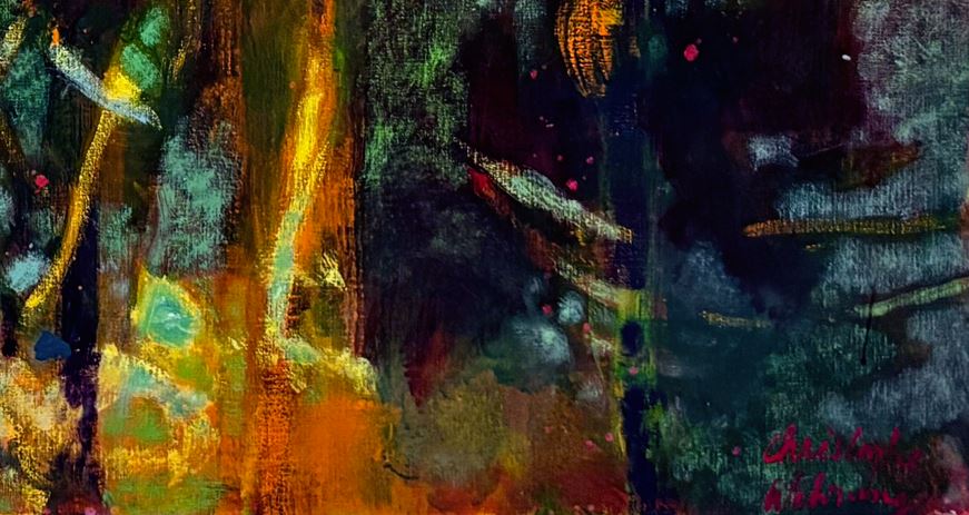 peinture sur toile signée de Wehrung