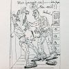 Robert Combas à la galerie d'art l'Estampe à Strasbourg