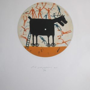 REW à la galerie d'art L'Estampe à Strasbourg