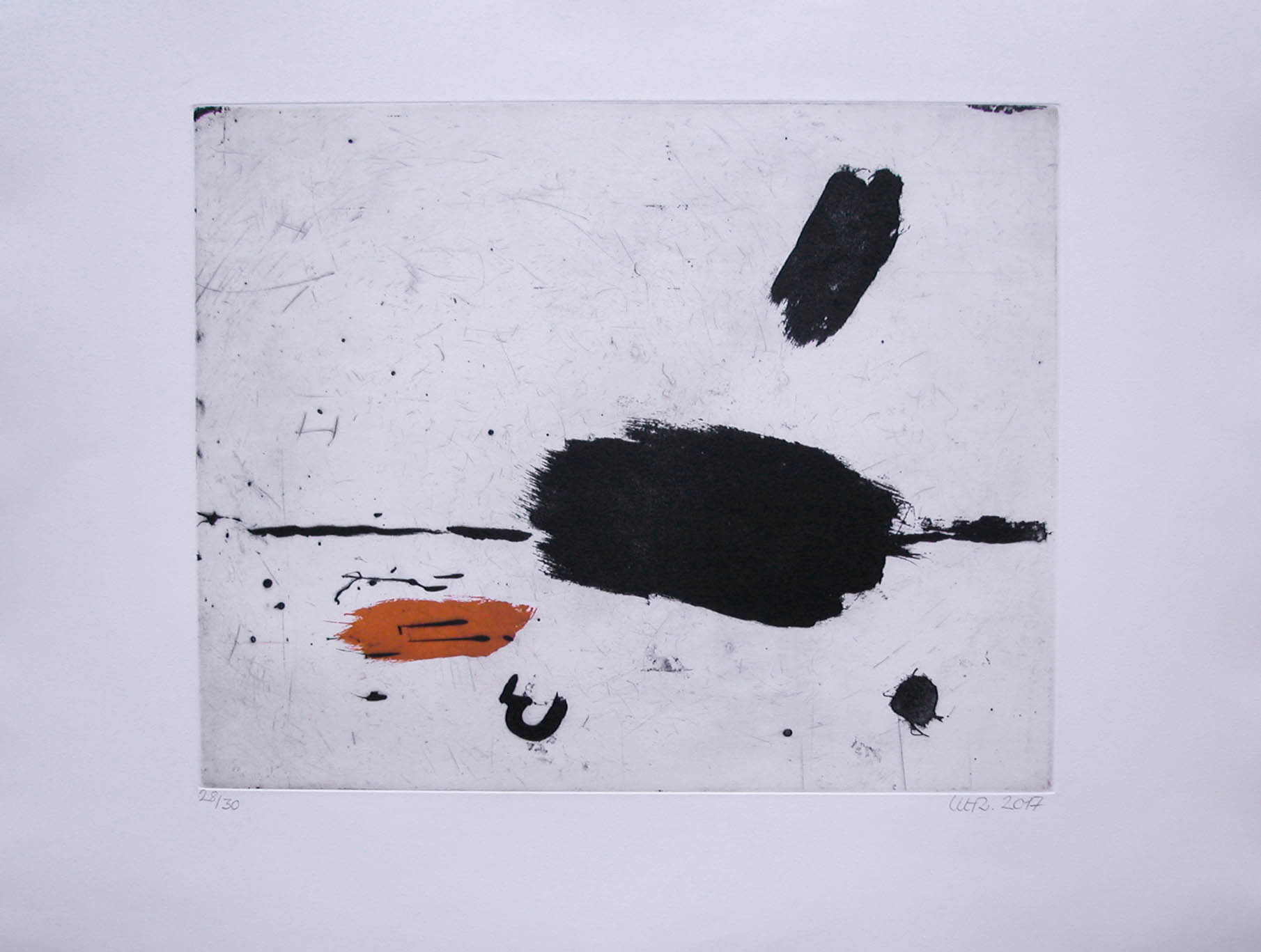 oeuvre d'art abstraite à la galerie Estampe 31 Quai des Bateliers Strasbourg