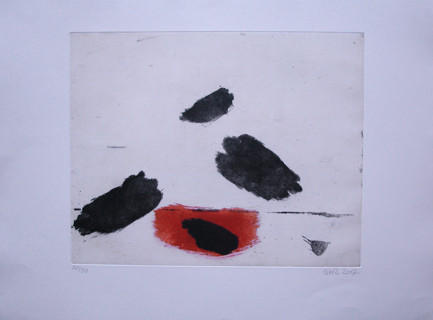 œuvre d'art abstraite à la galerie l'Estampe 31 Quai des bateliers Strasbourg
