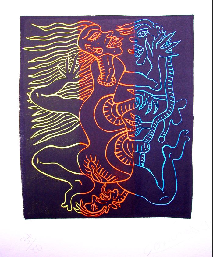expositions Combas à la galerie d'art l'Estampe à Strasbourg