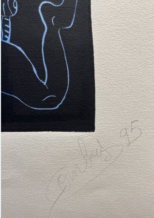 œuvre de Combas à la galerie d'art l'Estampe à Strasbourg