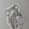 dessin original de Weisbuch à la galerie d'art Estampe à Strasbourg