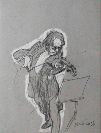 dessin original de Weisbuch à la galerie d'art Estampe à Strasbourg