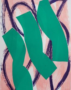 art abstrait exposé à la galerie d'art Estampe à Strasbourg