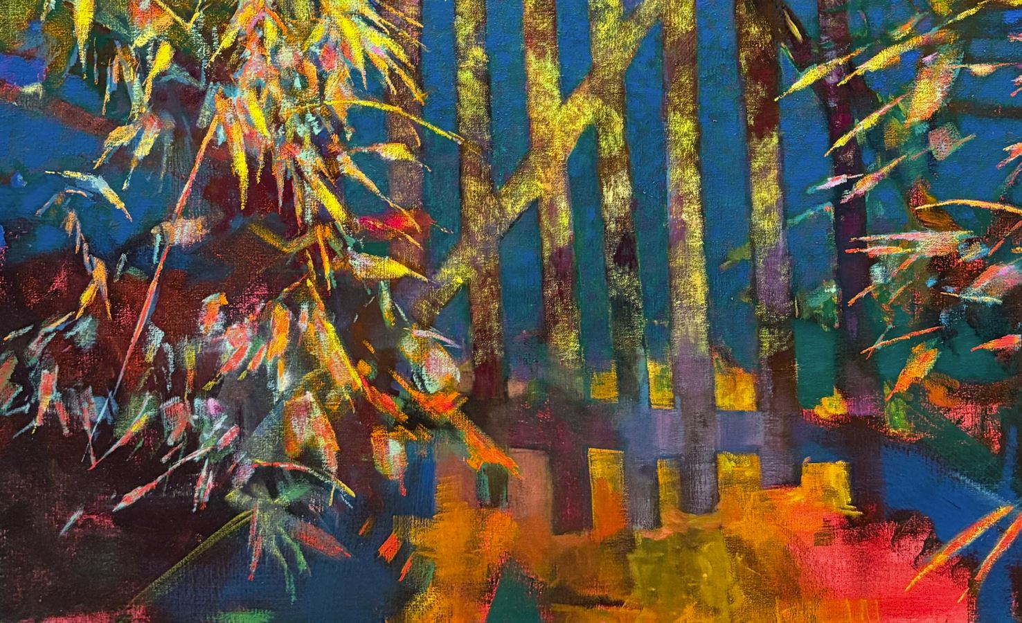 exposition de peintures de Wehrung à la galerie d'art l'Estampe à Strasbourg