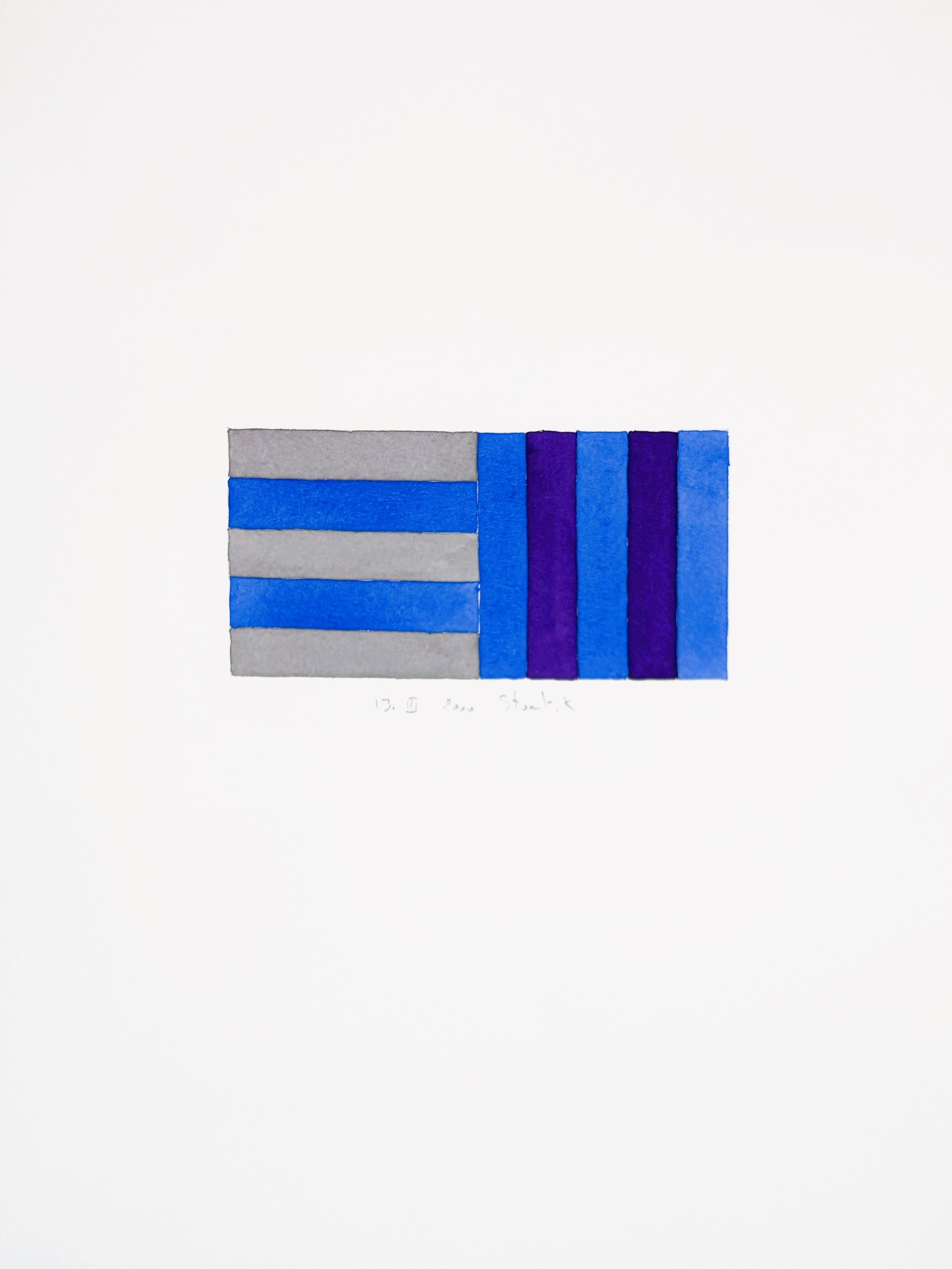 œuvre d'art abstraite à la galerie d'art l'Estampe à Strasbourg