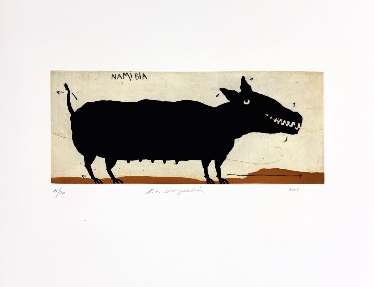 RE Waydelich à la galerie d'art l'Estampe à Strasbourg