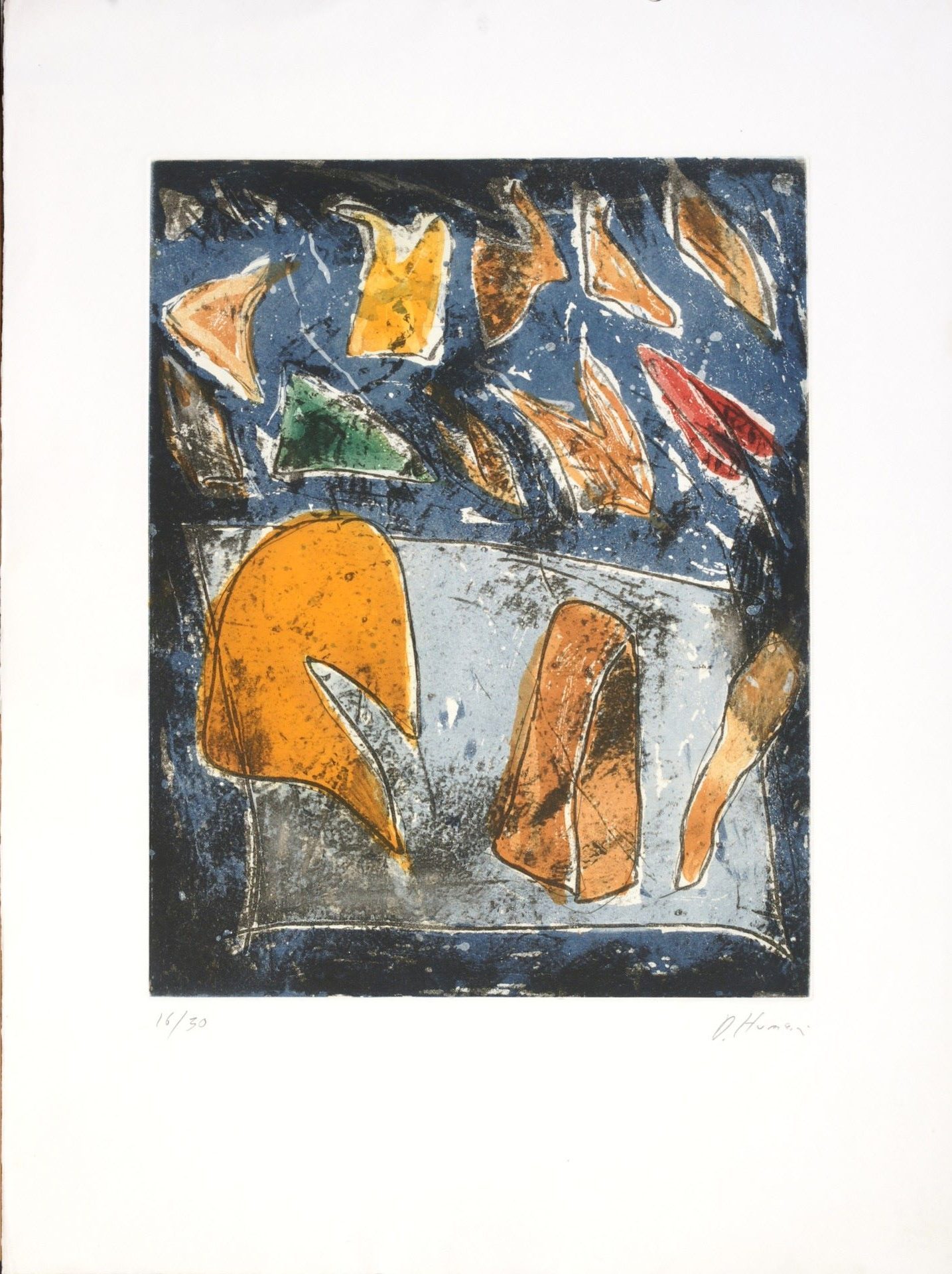 Art abstrait à la galerie d'art l'Estampe à Strasbourg