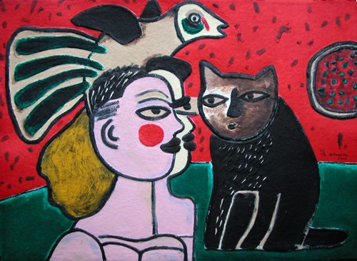 art contemporain à la galerie d'art l'Estampe