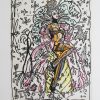 lithographie originale de Robert Combas, Duchesse Caroline